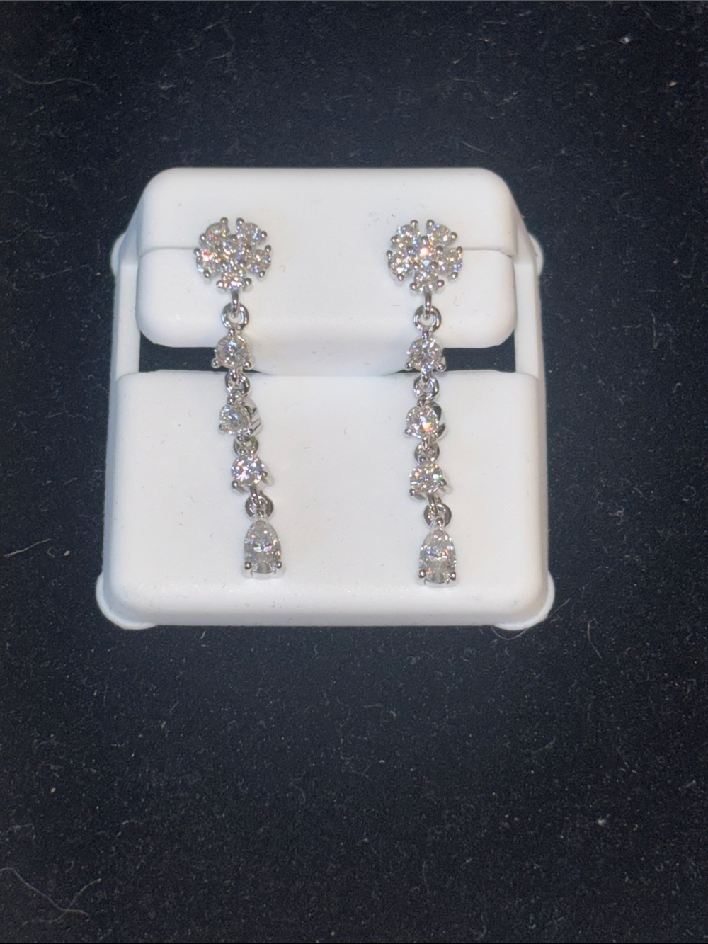 Dainty Crystal Drop Earrings